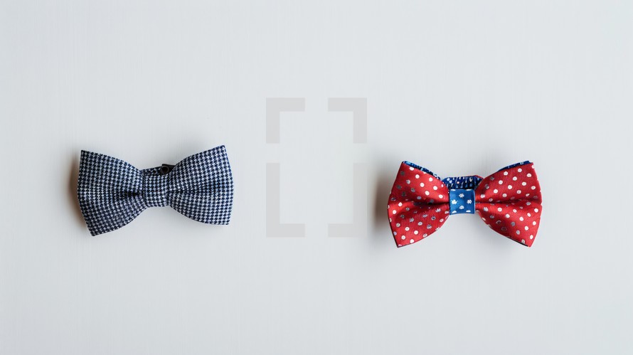 Fun bow ties With Copy Space