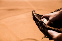 baseball and mitt 