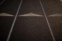 lanes on a track 