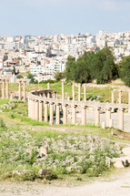 the antique archeological site classical heritage