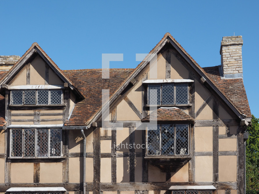 STRATFORD UPON AVON, UK - SEPTEMBER 26, 2015: William Shakespeare birthplace