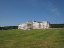 Stormont Parliament Building in Belfast, UK