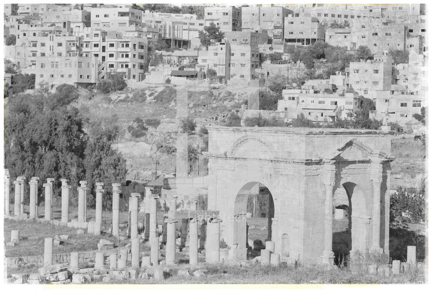 Classical Heritage Site ruins in Jordan 