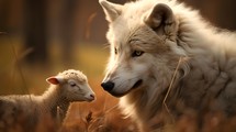 Wolf and lamb