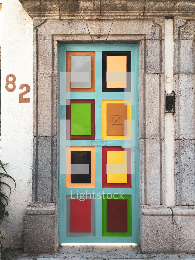 colorful door 