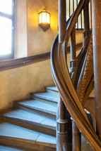 vintage spiral staircase 