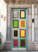 colorful door 