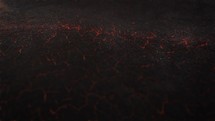 Lava Flowing In Seamless Loop, 3D Animation	