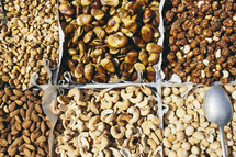 nuts at a market 