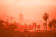 smoggy city 