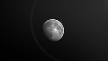 Full Moon In The Space - animation	