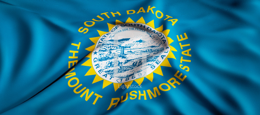 state flag  of South Dakota 