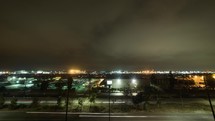 Los Angeles Airport at night 