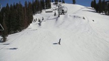 ski lifts and ski slopes 