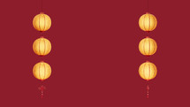 Loop Chinese ancient lanterns with alpha channel, 3d rendering. This video is in a mov format with alpha channel. The background is transparent. You can put the element on your own background.
