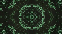 Abstract Motion Graphics Background - Green Mosaic Texture	