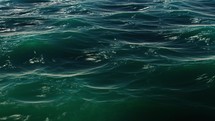 Ocean Waves Of A Blue Seascape. Seamless Loop, CGI	