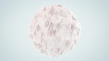 White wavy Snow ball in light background - Animation	