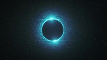Magic Portal On Black Background - Animation	