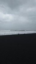 The Rough Water In The Icelandic Black Sea 