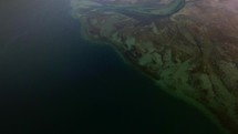 River delta from above