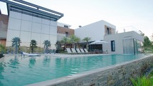 Luxury villa with swimming pool.
