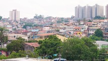 SAO PAULO, BRAZIL- 2022:  urban residential neighborhood in Sao Paulo.
