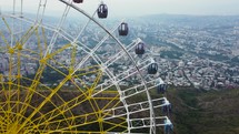 Ferris Wheel on the city hill