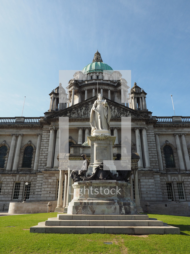 The Belfast City Hall in Belfast, UK