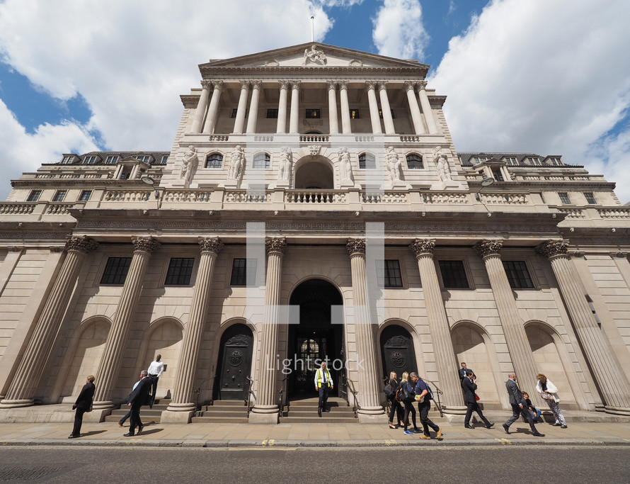 LONDON, UK - CIRCA JUNE 2017: The Bank of England