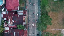 aerial drone flight over the Philippines 