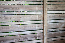 Cedar fence texture