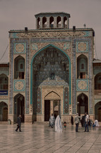 courtyard of a mosque 