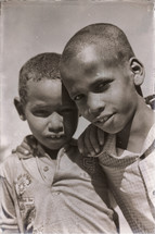 faces of boys in Ethiopia 