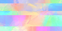 bands of bright pure colors with angles and overlap