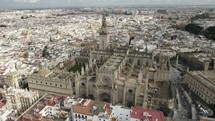 Catedral de Sevilla and La Giralda tower, one of world largest churches
