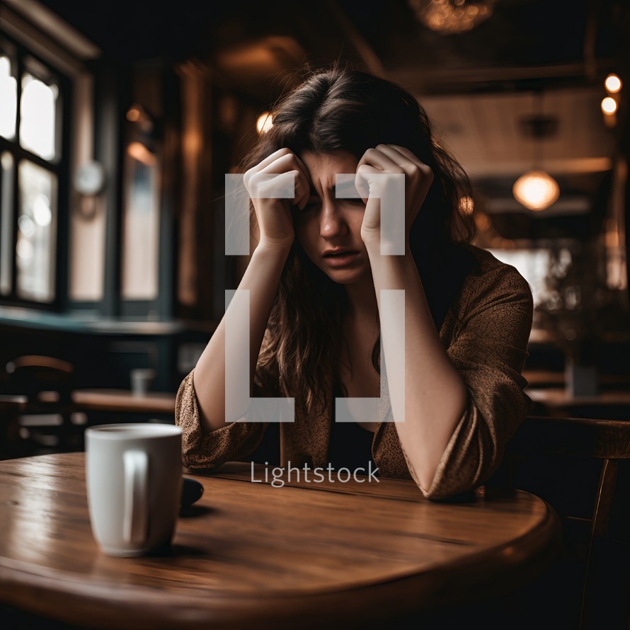 worried woman_sitting_at_a_table