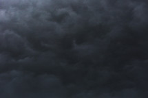 dark and angry storm clouds