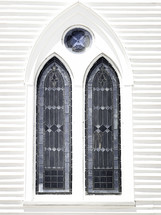 small cathedral stained glass window 