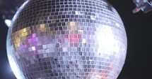 Disco Ball spinning in a night club