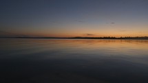 sunrise on a lake 