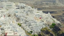 Scenic View of The Famous Village Of Oia At The Island Santorini, Greece