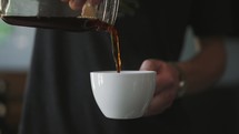 pouring coffee 