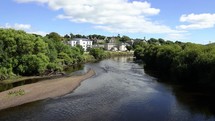 Skibbereen Town Over Looking the Ilen River, County Cork, Ireland
