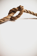 Knot in a rope.
