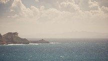 ocean shore in Korsika 