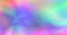 multicolored gradient dye effect with the suggestion of a dove on one side