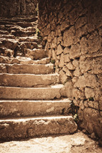 ancient stone steps 