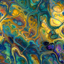 marbled turquoise gold multicolored seamless tile