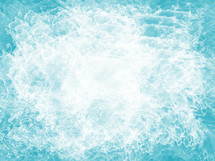 sea foam splash effect of white on turquoise abstract illustration
